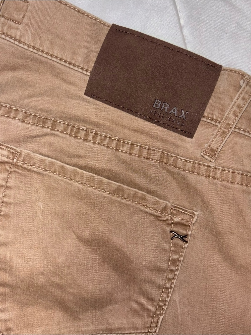 BRAX Chuck Modern Fit Hi Flex Pants 34x32 khaki - Picture 3 of 7